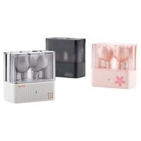 水月雨 方糖block低延迟半入耳平头无线5.4蓝牙耳机运动游戏音乐