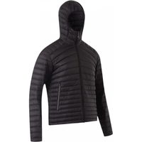 迪卡侬（DECATHLON）户外轻薄运动羽绒服男保暖短款连帽上衣 【休闲连帽】男-黑色 L(男180/女170)