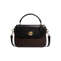 COACH 蔻驰 MARLIE系列 女士手提包 C1765IMAA8 深棕色 中号