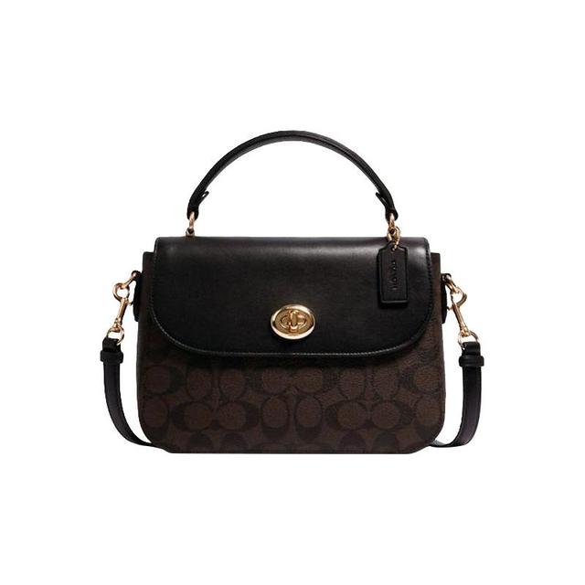 88VIP：COACH MARLIE系列 女士手提包  白色C1560