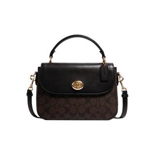 88VIP：COACH MARLIE系列 女士手提包  白色C1560