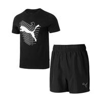 PUMA/彪马 运动休闲 男士短袖套装