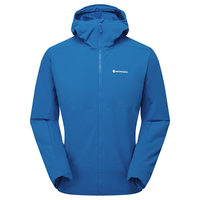 MONTANE盟泰恩KHAMSIN HOODIE户外软壳加绒男 防风耐磨保暖弹力舒适外套 NEPTUNE BLUE 海王星蓝 M