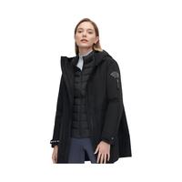 波司登羽绒服女防风防水中长款鹅绒外套女B20132242 黑藏青5295 165/88A