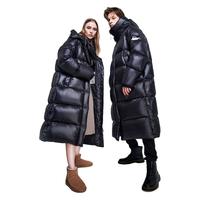 HIGHROCK 天石 鹅铠甲羽绒服男女同款过膝户外90%白鹅绒 F23305