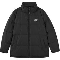 SKECHERS 斯凯奇 款短款防风保暖百搭羽绒服休闲运动外套 L422U070-0018 黑 S