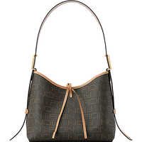 菲安妮 FION 经典老花HOBO斜跨托特包女士包包单肩包背提包