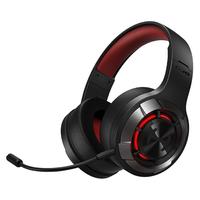  EDIFIER/漫步者 无线蓝牙双模 游戏耳机  有线充电 黑红色 USB-A