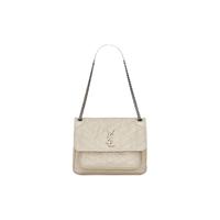 SAINT LAURENT 圣罗兰 NIKI系列 女士中号折叠复古皮革手提包 6331580EN04