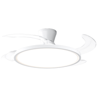 惠普 全光谱护眼吸顶风扇灯LED吊扇灯静音隐形扇叶遥控调光中山灯具