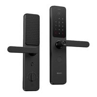 移动端、京东百亿补贴：鹿客 智能门锁APP智能联动指纹锁密码锁电子锁半自动智能门锁 X9