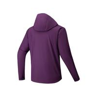 安踏（ANTA）水壳LT冲锋衣丨秋季防风雨轻量化单层硬壳外套男徒步登山服风衣 【水壳轻量LT 3.0】紫砂色6605-2 L