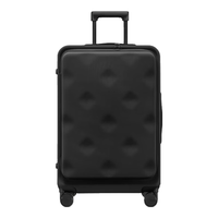 不莱玫 bromen不莱玫 bromen侧开盖行李箱大容量多功能商务拉杆箱男女出差旅行登机箱 新黑色，容量更大更轻便 28寸Max 全面扩容大深仓