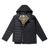 Columbia哥伦比亚2024秋冬冲锋衣男防水热能保暖羽绒内胆三合一外套XE9603 010 190/104A/XXL