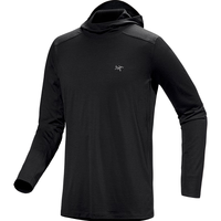 ARC’TERYX始祖鸟 IONIA MERINO WOOL HOODY 舒适 男子 羊毛长袖T恤 Black/黑色 M