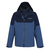 Columbia哥伦比亚羽绒三合一冲锋衣男秋冬金点热能反射保暖防水夹克WE6347 WE6347452内胆700蓬鸭绒金点热能 S