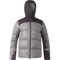 迪卡侬（DECATHLON）羽绒服男女户外短款零下加厚外套面包服蓬松FOR1 TREK900 男款-铅灰色 XL