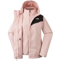 北面（The North Face）冲锋衣三合一女户外保暖内胆24秋季|88RY HZI/粉色 S