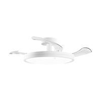 雷士 Lighting风扇灯餐厅吊扇灯LED三防短杆舒适全光谱护眼客厅灯 天际42寸丨48瓦全光谱丨IP65三防