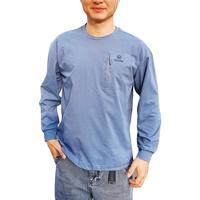 阿珂姆长袖T恤男户外宽松速干运动T恤防晒吸湿排汗索罗娜棉质