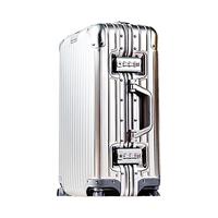 移动端、京东百亿补贴：世界地理 金属铠甲系列 铝镁合金拉杆箱 20英寸