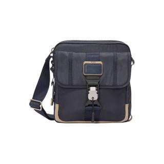 TUMI 途明 Alpha Bravo系列拼色时尚男士休闲斜挎包 午夜海军蓝拼卡其色/0232709MDK