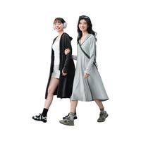 京东京造 防晒衣 女士 冰丝凉感 灰色 M