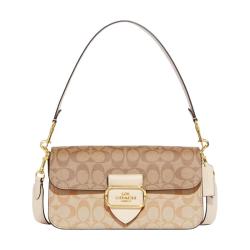COACH 经典奥莱款女士单肩包休闲百搭单肩斜挎手提包新年 浅卡其色 CH506-IMOT4