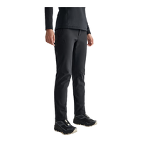 KAILAS凯乐石洛克Plus 软壳裤防风加绒加厚保暖登山户外徒步休闲裤女款 墨黑-女款 M