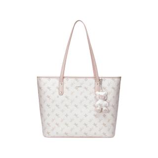 纽芝兰 NU纽芝兰原创飞马托特包多隔层包包女包 966米白色