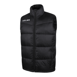 卡尔美 秋冬运动棉衣男马甲足球训练保暖棉服背心K15P022-2 黑色 M