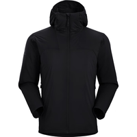 KAILAS凯乐石男款巴松气凝胶棉服动态控温保暖户外防风连帽夹克 玄青黑 XL