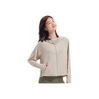 Beneunder 蕉下 冰触系列 女冰丝凉感防紫外线夏季披肩防晒服 漠北咖 XL