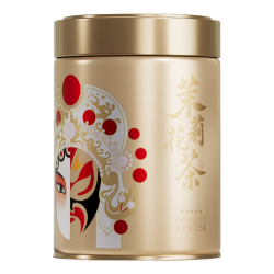 川红 五星飘雪茉莉花茶 125g*2罐