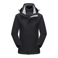 移动端、京东百亿补贴：JEEP SPIRIT 吉普 夹克男棉衣情侣秋冬三合一加厚两件套防风防水保暖棉服 203/女款粉色 3XL