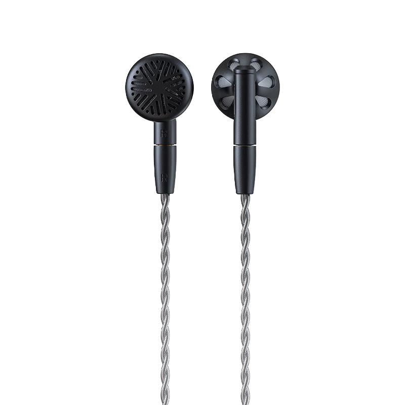FiiO 飞傲 FF5 平头塞动圈有线耳机 黑色 3.5mm/4.4mm