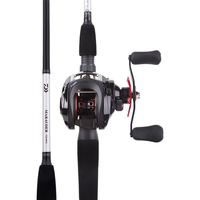  DAIWA/达亿瓦 碳素直柄 路亚竿套装+水滴轮+纺车轮