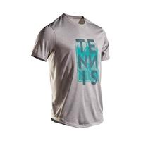DECATHLON 迪卡侬 t恤男速干运动短袖跑步宽松透气快干运动服ten2773218铅灰色2XL
