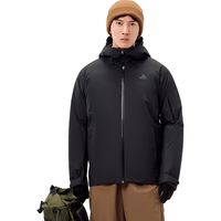  PELLIOT/伯希和 800蓬鹅绒 男士羽绒冲锋衣  漫暮黑 | 防水硬壳 800蓬鹅绒 S