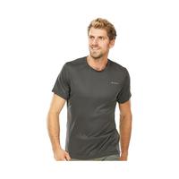 DECATHLON 迪卡侬 MH100 男子速干T恤 8316244 黑灰色 XXXL