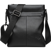 Crocodile 鳄鱼恤 真皮头层牛皮男士商务斜挎包包青年单肩男包XT955