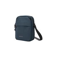 NAUTICA诺帝卡轻商务皮膜竖版斜挎包大容量单肩休闲商务通勤 蓝色