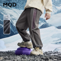 马骑顿（MQD）MQD冬季男大童潮酷学院风保暖百搭休闲裤 深灰 130