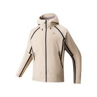 安踏水壳冲锋衣丨大地之壳3.0防风防暴雨户外潮流冲锋衣男登山服外套 浅烟灰-1 XL(男180)