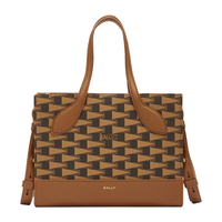 BALLY/巴利女士棕色皮革迷你包6304585 棕色 均码