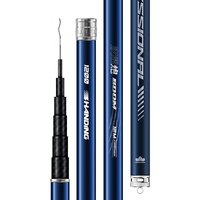 汉鼎炮竿传统钓鱼竿打窝长节竿鱼竿足米大炮竿准确钓轻量长节冬钓炮竿 汉鼎炮13米+双竿稍