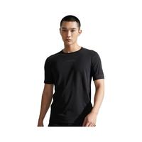 Calvin Klein运动24春夏男士经典字母休闲圆领跑步短袖T恤4MS4K159 001-太空黑 S