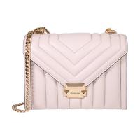 MICHAEL KORS 迈克·科尔斯 WHITNEY系列 女士大号链条皮质单肩包 30F8GXIL3T187 裸粉色