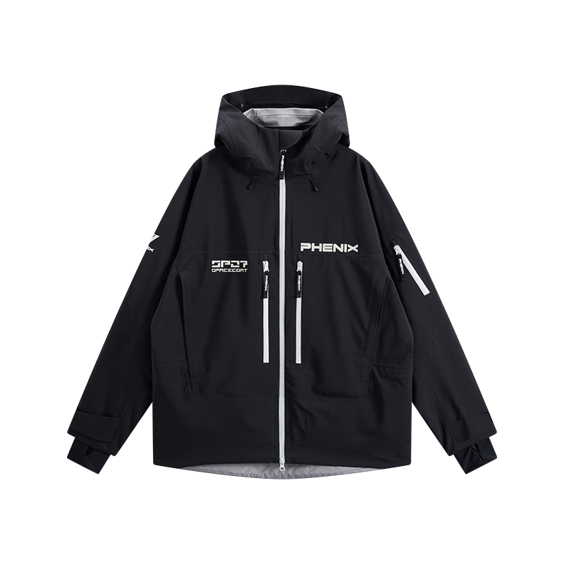 phenix菲尼克斯 SP27系列25-26年新款单双板防水保暖滑雪服专业3L滑雪衣 暗黑色【滑雪服】