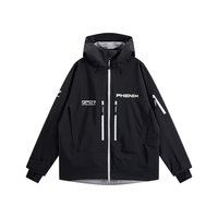 phenix菲尼克斯 SP27系列25-26年单双板防水保暖滑雪服专业3L滑雪衣 暗黑色【滑雪服】 S